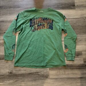Billionaire Boys Club Long Sleeve Green 2XL Astronaut Graphic T-Shirt